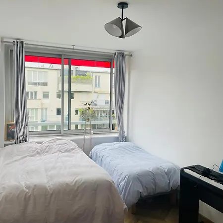Superb Flat With Iconic Eiffel Tower View Apartament Paryż